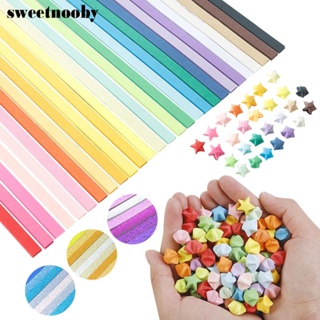 90pcs 10 Color Mixing Set Star Papers Lucky Star Origami Paper
