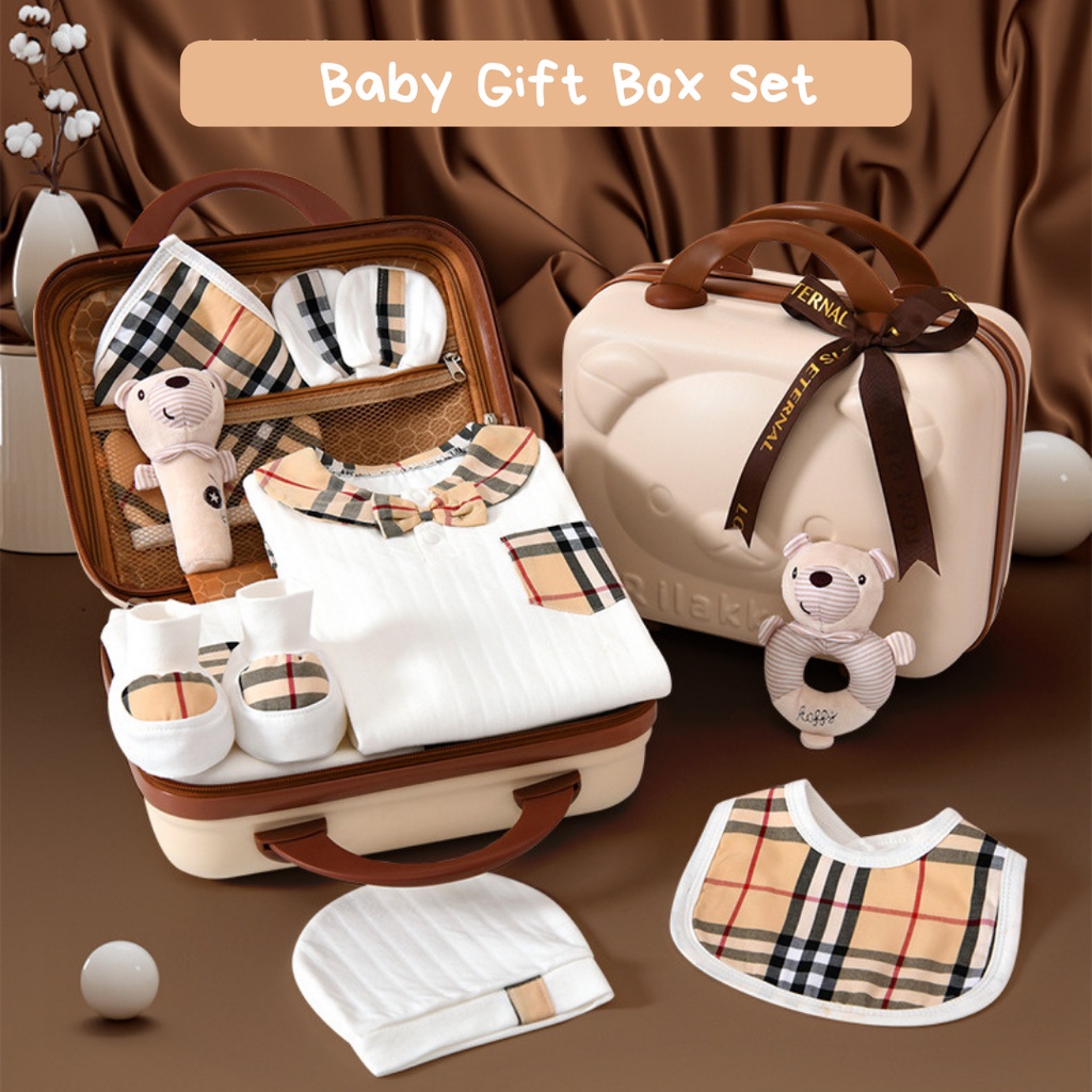 Baby Supplies Collection Newborn Gift Box Newborn Baby Clothes Toys deals Full Moon Gift Set Mother and Baby