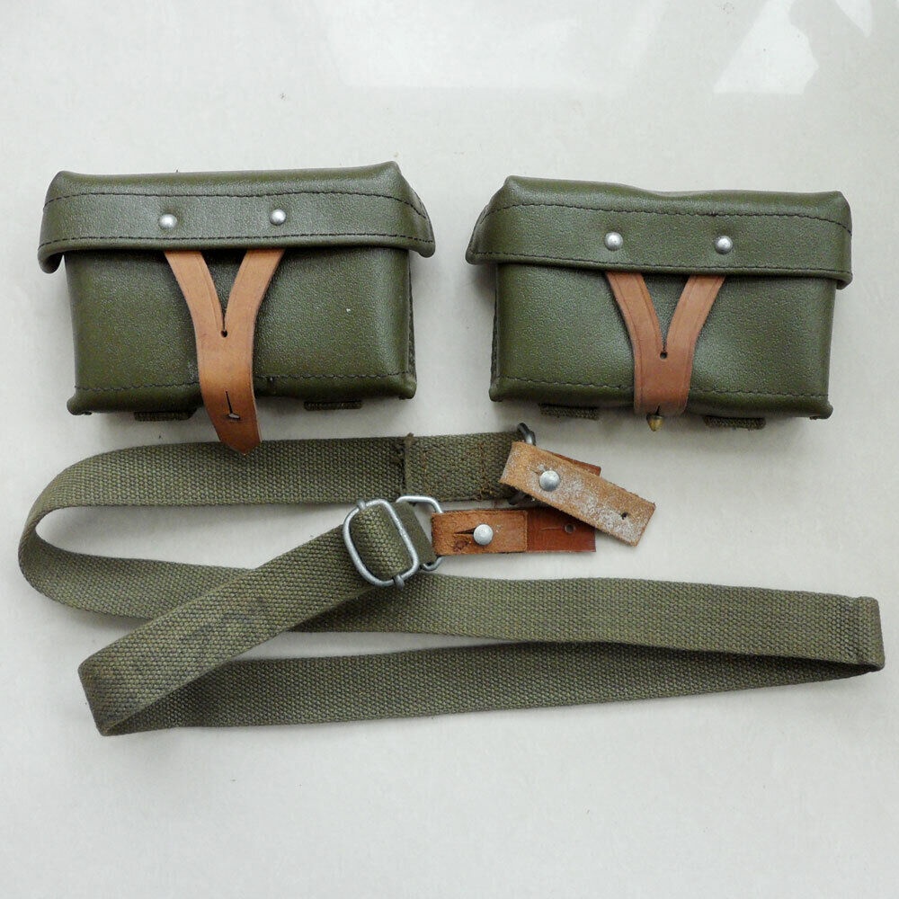 Pair Original Chinese Army Type 56 SKS Ammo Pouch Pack & 1x 56 SKS