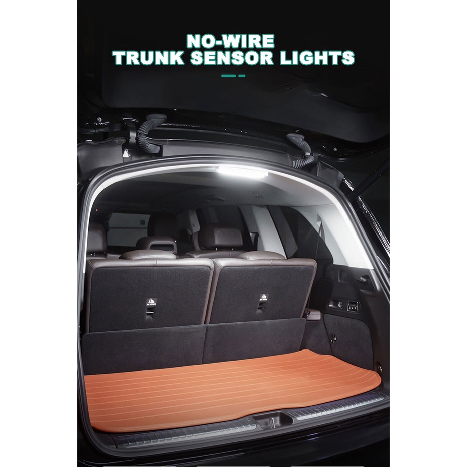SEAMETAL Car Sensor Light for Floor Trunk Hood USB Rechargeable ...