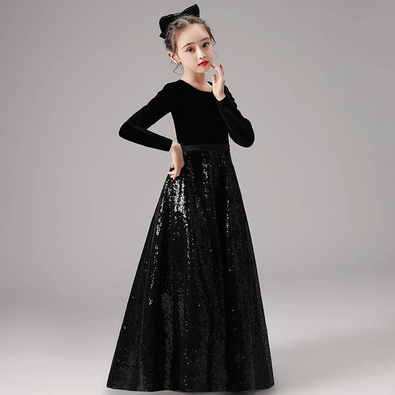 Black Mesh Long Sleeve Ruched Bodycon Dress | KSA