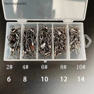 Rolling Barrel Fishing Swivel Snaps, 210pcs Fishing Swivel with Nice Snaps  High Strength Copper and Stainless Steel Fishing Line Connector Fishing