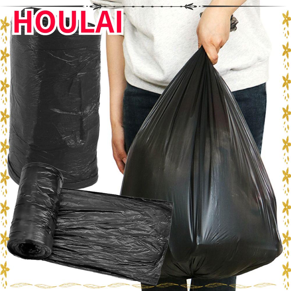 HOULAI 2 Rolls 50Bags/Roll Garbage Bag, Disposable Trash Can Bin ...