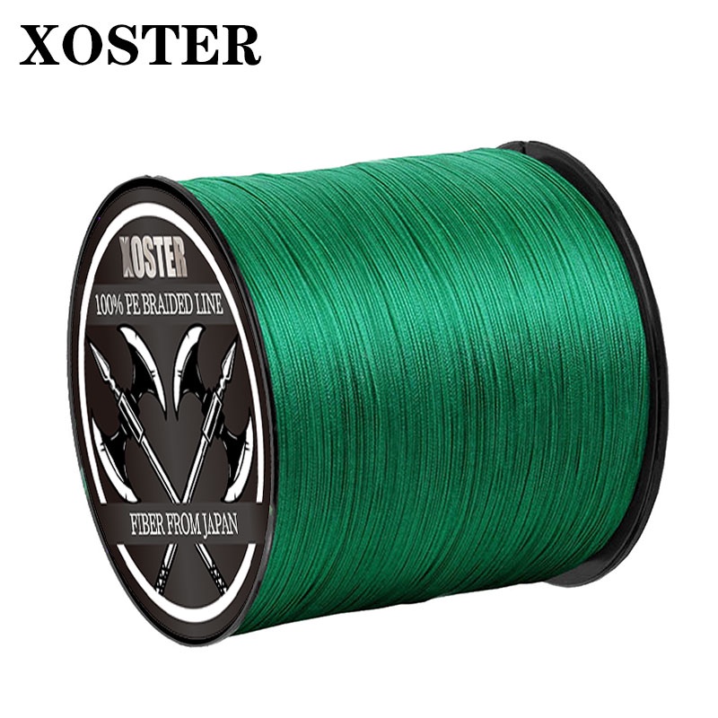 XOSTER X9 Braided Fishing Line 500M Super Strong Lure PE Strong Pull Fishing Line 20 24 35 40 50