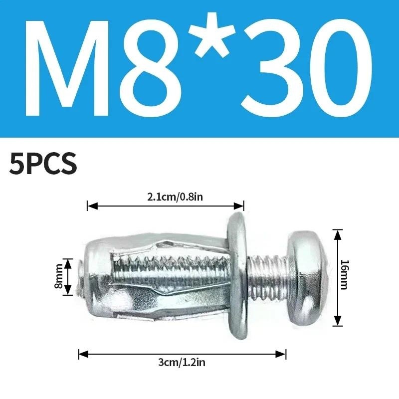 new 2024 5/10Pcs M4 M5 M6 M8 Petal Rivets Nut Expansion Clamp Petal ...