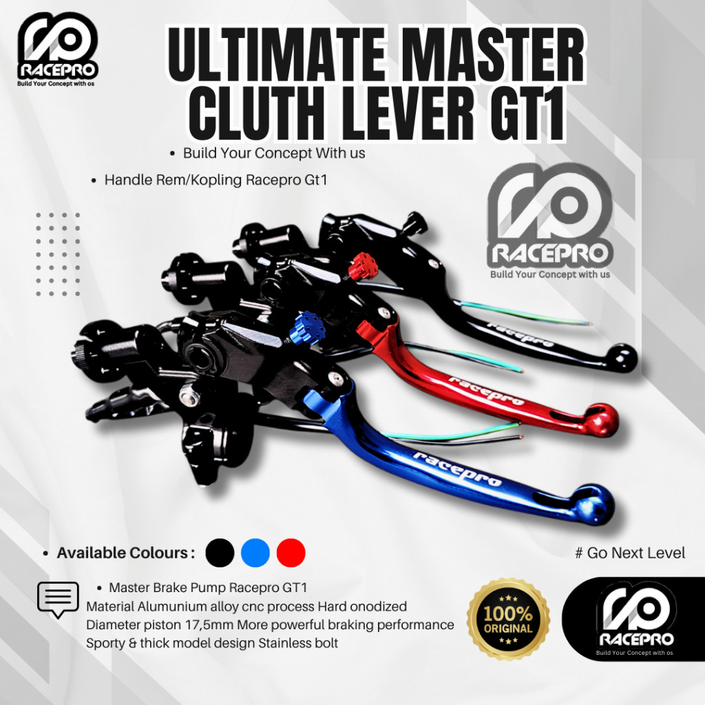 Left CLUTCH GT1 ULTIMATE MASTER CLUTH LEVER GT1 CLUTCH/HANDLE RACEPRO ...
