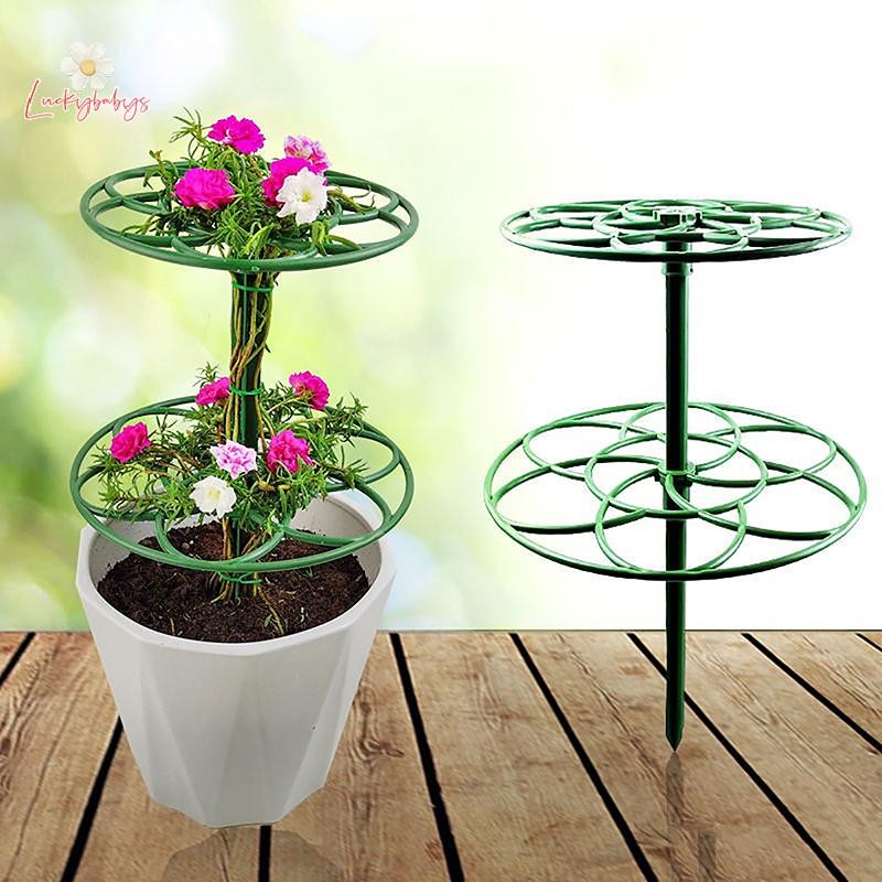 Luckybabys> 1Pc Plastic Garden Stackable Climbing Frame Plant Cage ...