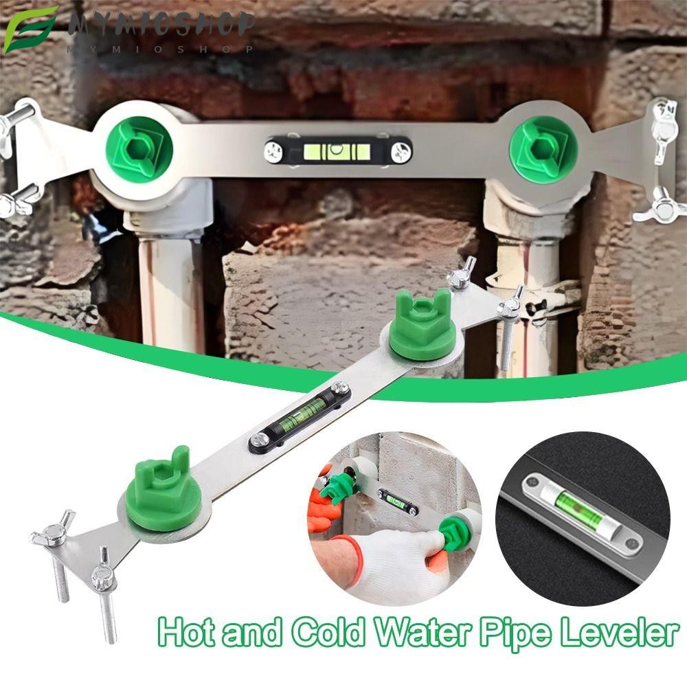 MIOSHOP Level Indicator, with Bubble Stainless Steel Hot and Cold Water ...