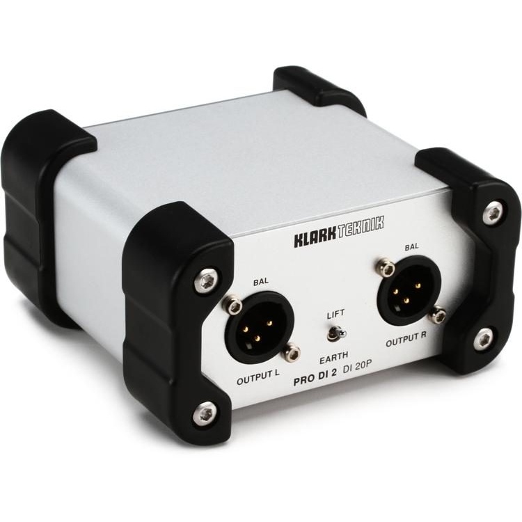 Klark Teknik DI20P Passive Stereo DI Box with Midas Transformer and ...