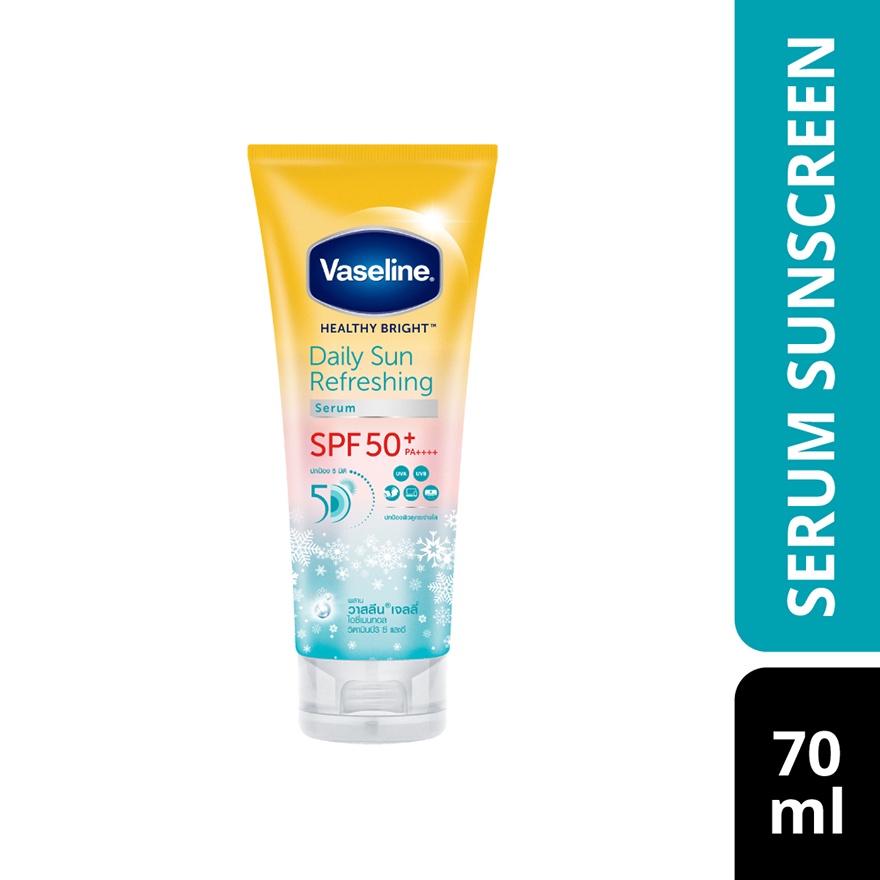 VASELINE SPF50+ Daily Sun Refreshing Serum Sunscreen 70ml Shopee Malaysia