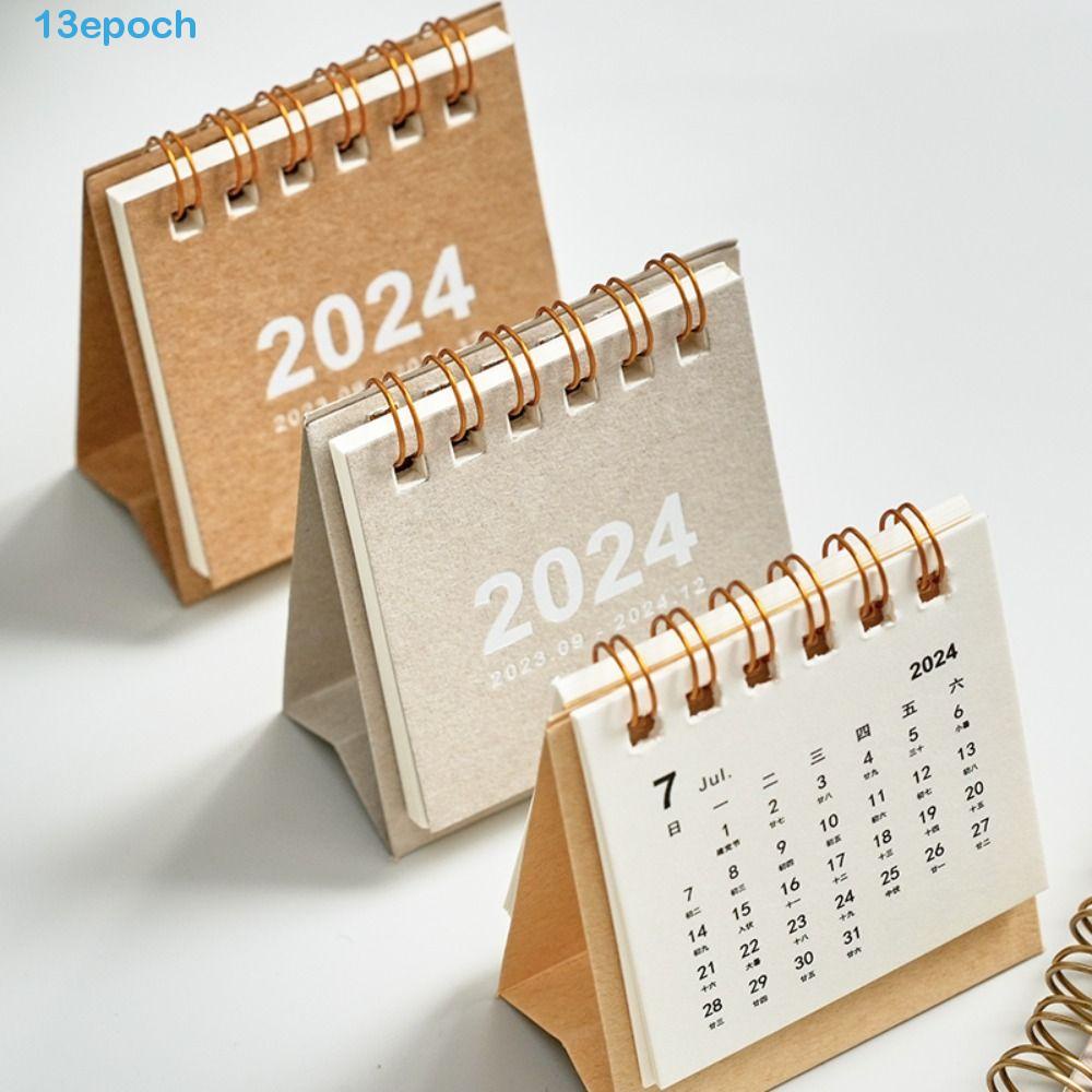 EPOCH Desktop Calendar, Agenda Organizer Daily Schedule 2024 Calendar