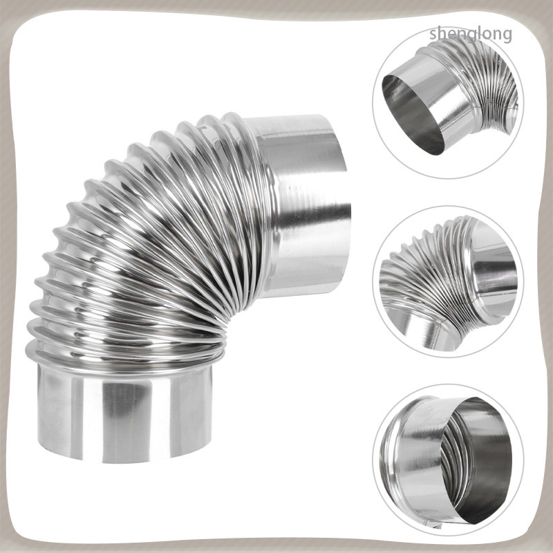 Stainless Steel Flue Elbow Chimney Flues Kitchen Vent Hoses Shopee