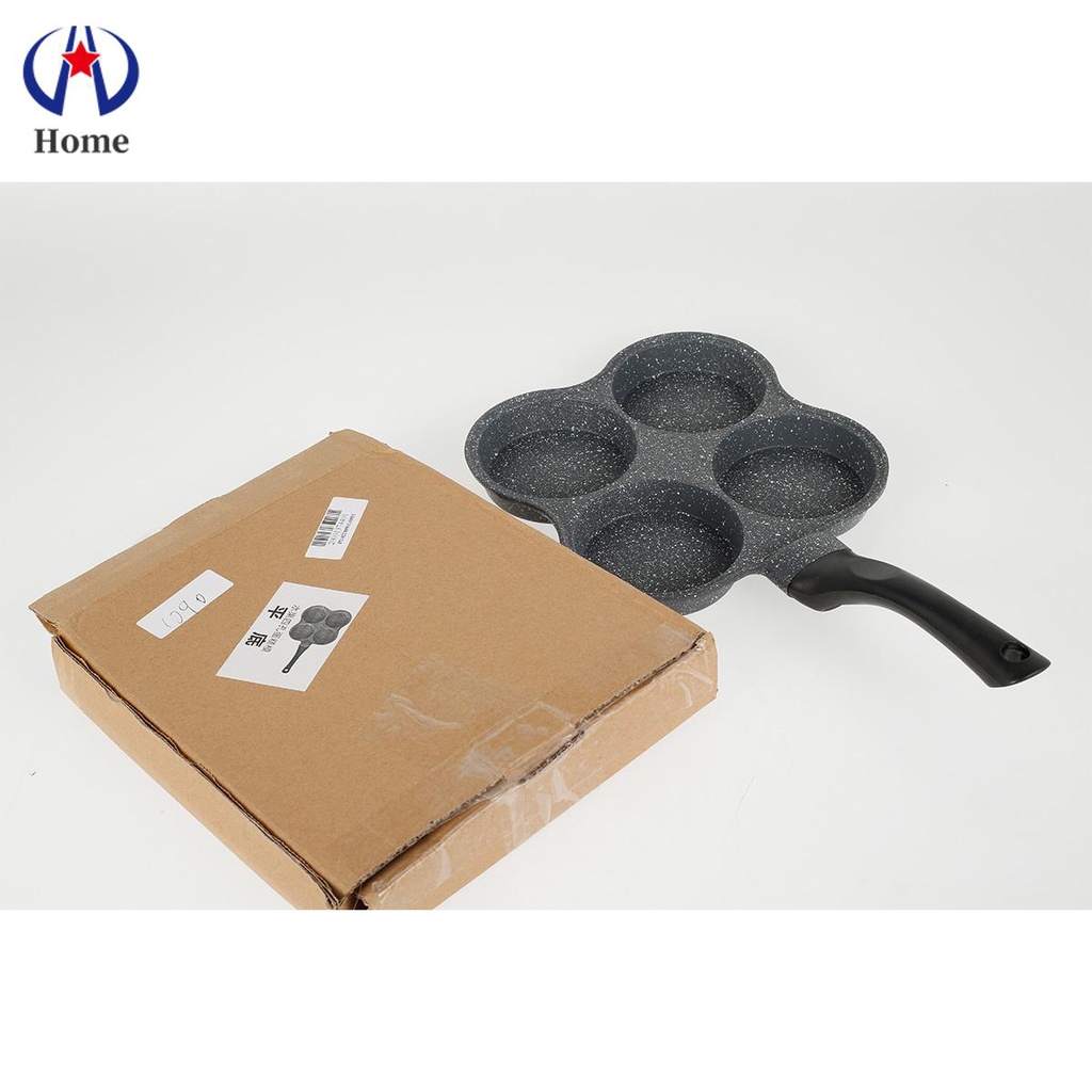 Pancake Pan NonStick Fried Egg Pan 4 Holes Frying Pan Pancakes Maker