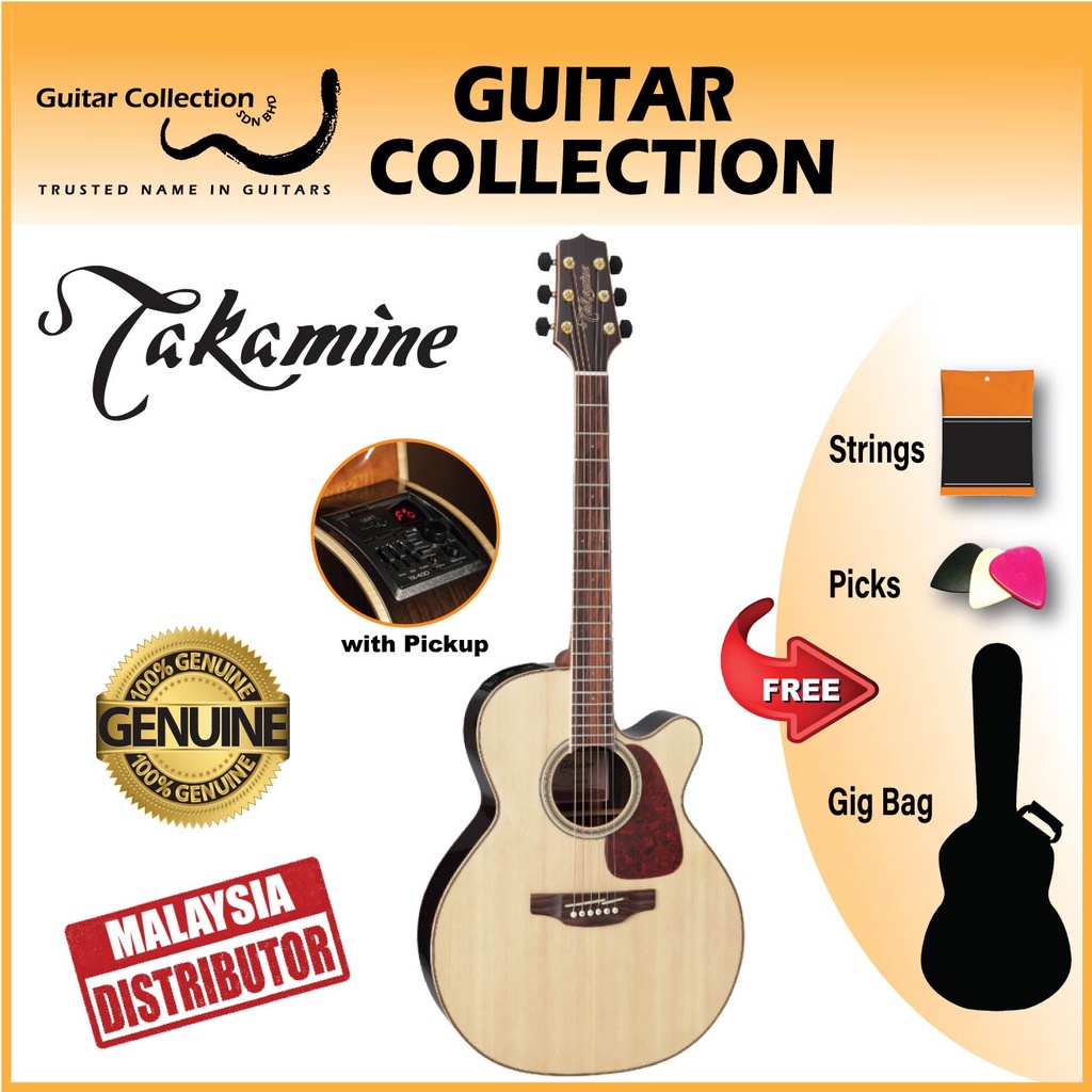 Takamine GN93CE NAT | NEX Acoustic-Electric Guitar | Solid Spruce Top ...