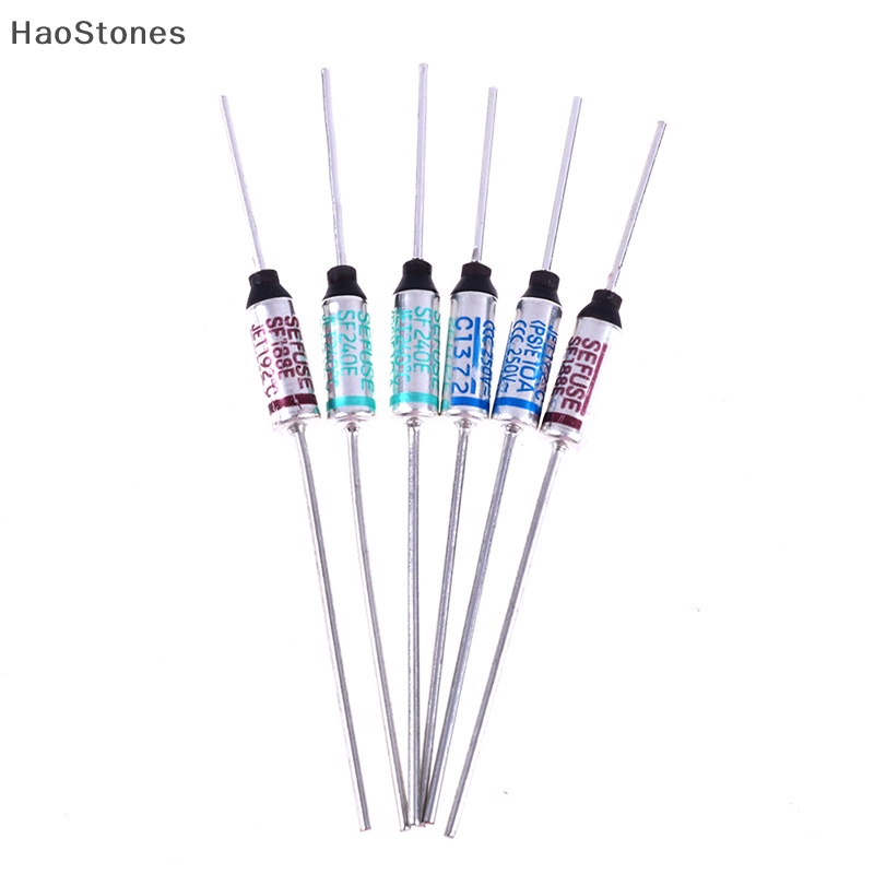 HaoStones 10Pcs Sefuse Cutoffs Thermal Fuse Rice Cooker Thermal Fuse
