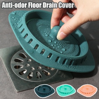 2XBathroom Floor Drain Cover Deodorant Hair Filter Shower Drain Pad Kitchen  Sink