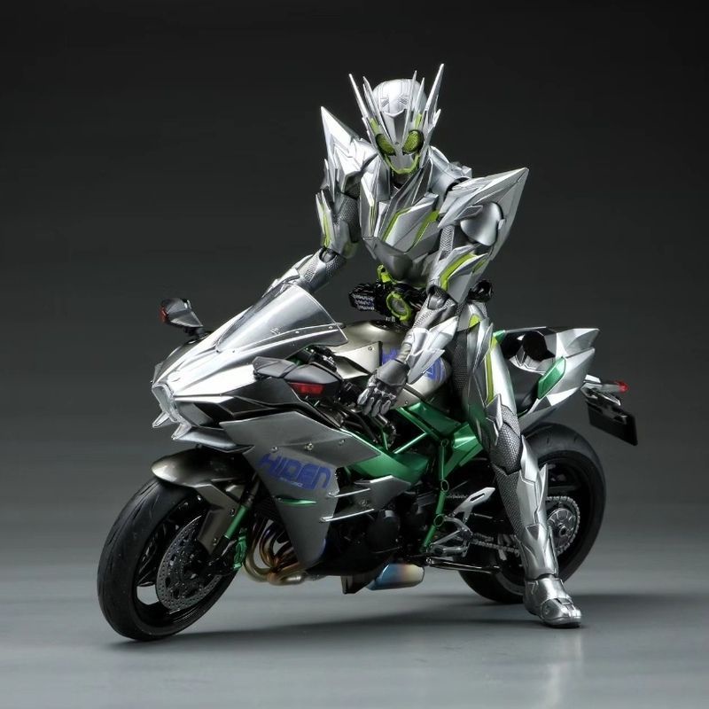 Kamen Rider 01 Metal Cluster Locust shf Real Bone Carving 555 Armored ...