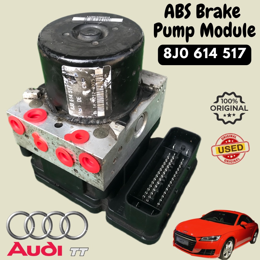 AUDI TT ABS Brake Pump Module 8J0 ﻿614 517 Original Used Shopee Malaysia