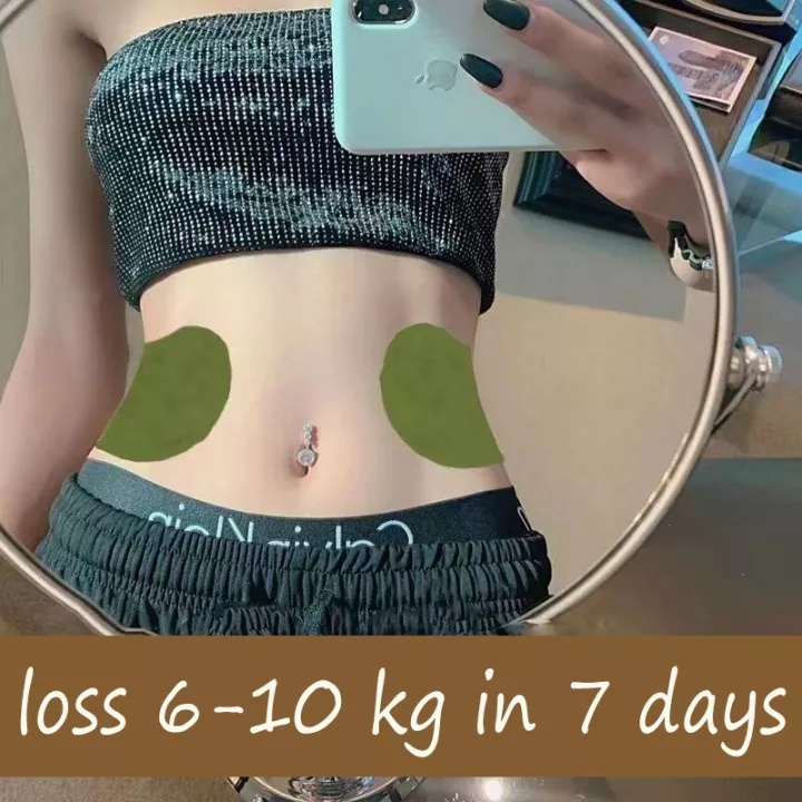 2pcs Wormwood Warm Waist Sticker Slimming Detoxification Anti-Fatigue ...
