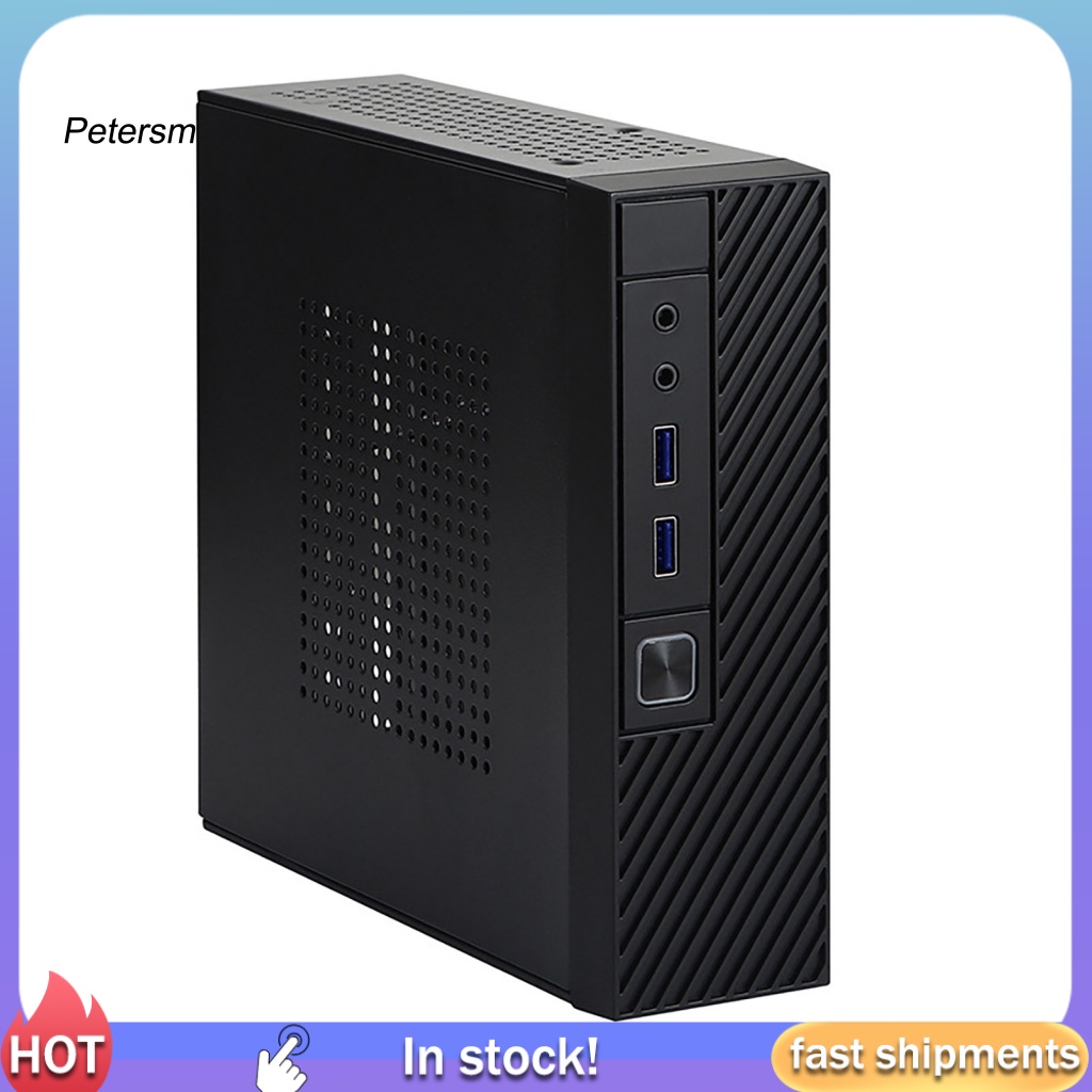 PP Heavy Duty Computer Case Rolled Steel Computer Chassis Compact Mini