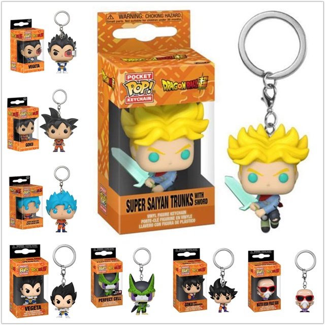 Funko Pop! Keychain: Dragon Ball Super - Super Saiyan Trunks with Sword