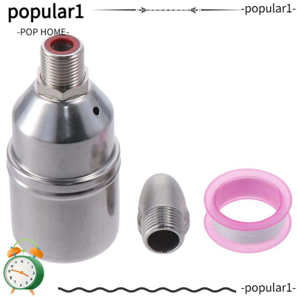 POP Water Level Control, 1/2 inch Connector Silver Float Valve, Durable