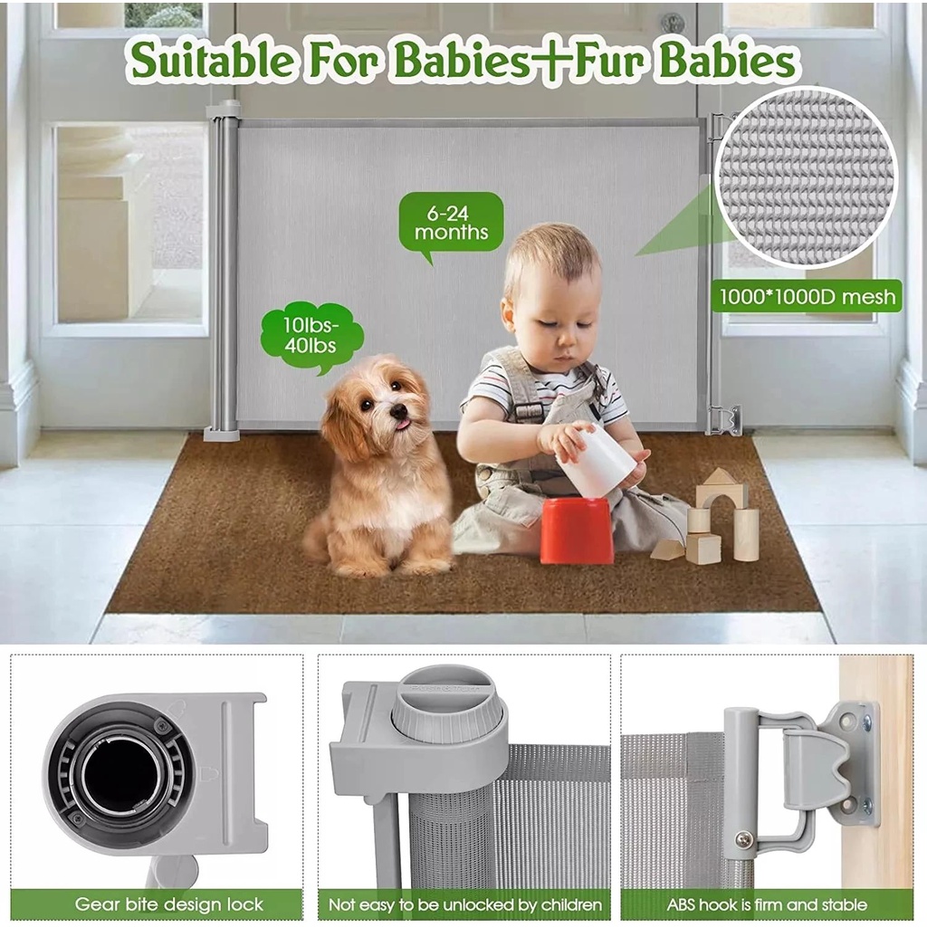 DD Children Detachable Protective Fence Indoor Staircase Entrance Baby ...