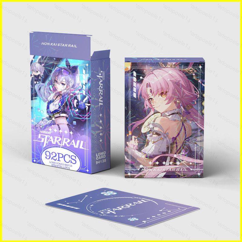 YYDS 92PCS/set Honkai Star Rail LOMO cards Double-sided color card ...