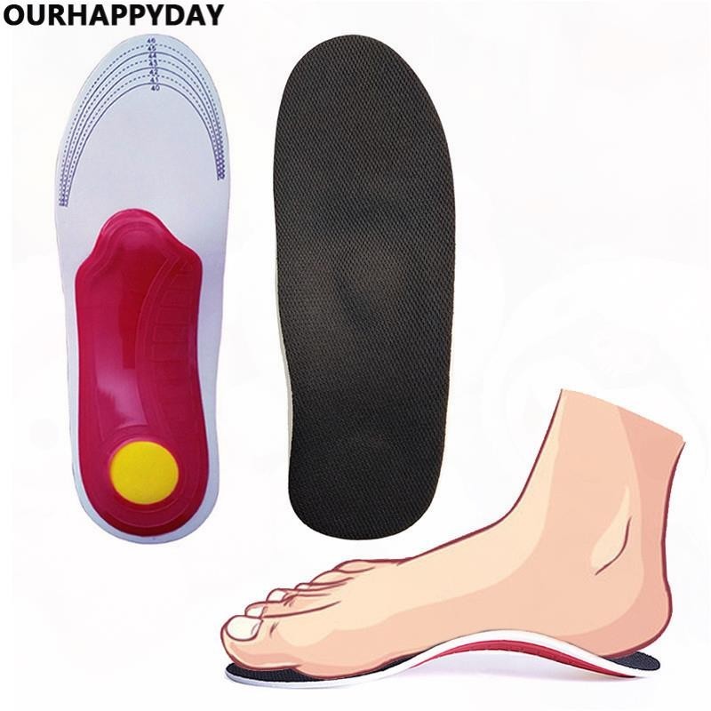 1pair EVA Orthopedic Insoles For Shoes Men Orthotic Flat Foot Arch For