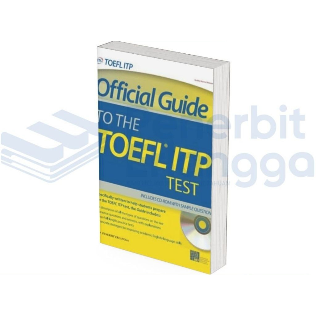 Official GUIDE TO THE TOEFL ITP TEST -Erlangga - Erlangga | Shopee Malaysia