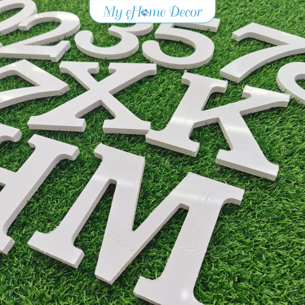 house number waterproof block lettering cut out numbering alphabets ...