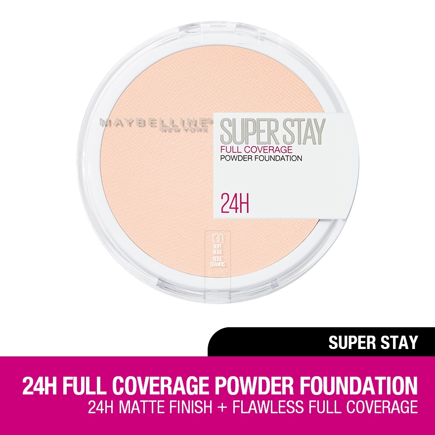 Base Maybelline Superstay Full Coverage 130 Buff Beige