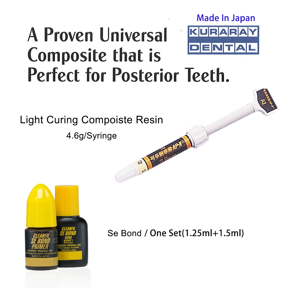HoubIIPB1 In Stock Kuraray Dental Resin Clearfil Composite APX A2 A3 Se Bond Adhesive Light