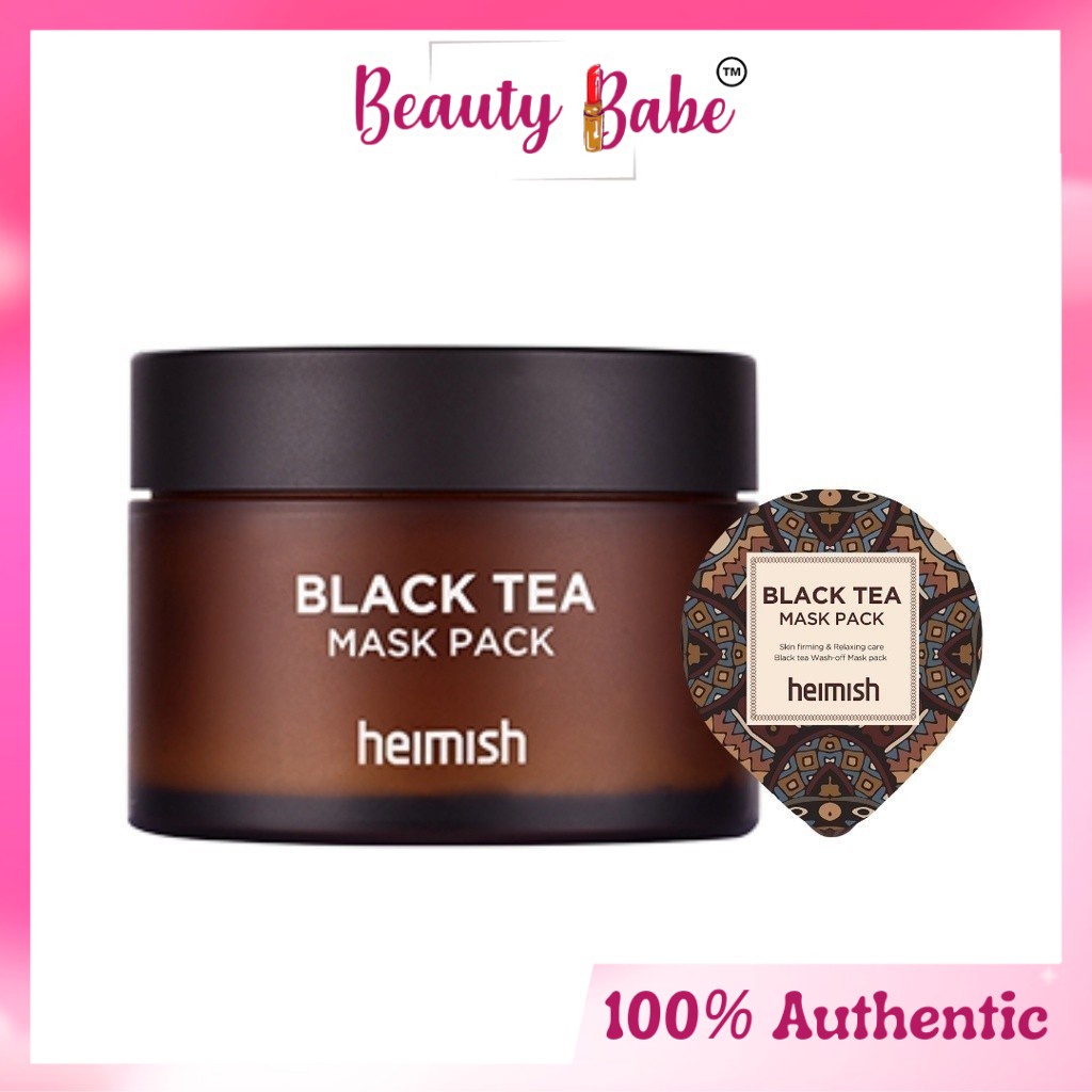 Heimish Black Tea Mask Pack 5ml / 110ml [Beauty Babe] Shopee Malaysia