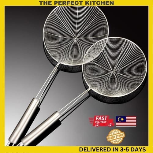 TPK Stainless Steel 19cm Fried Food Long Strainer Restaurant Master