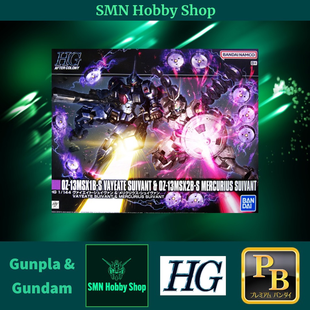 HG 1/144 Vayeate Suivant & Mercurius Suivant Gunpla Gundam Toys Plastic