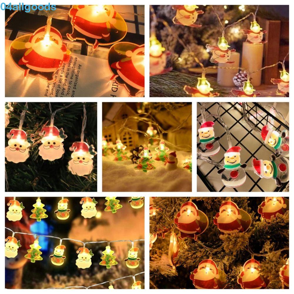 ALLGOODS Christmas Lights Strip, Snowman Carry Bag Old Man Christmas