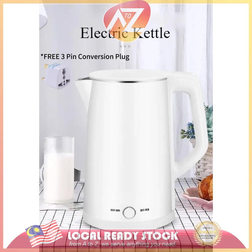 Electric Kettles Stainless Steel,for Boiling Water, 2.3L Travel