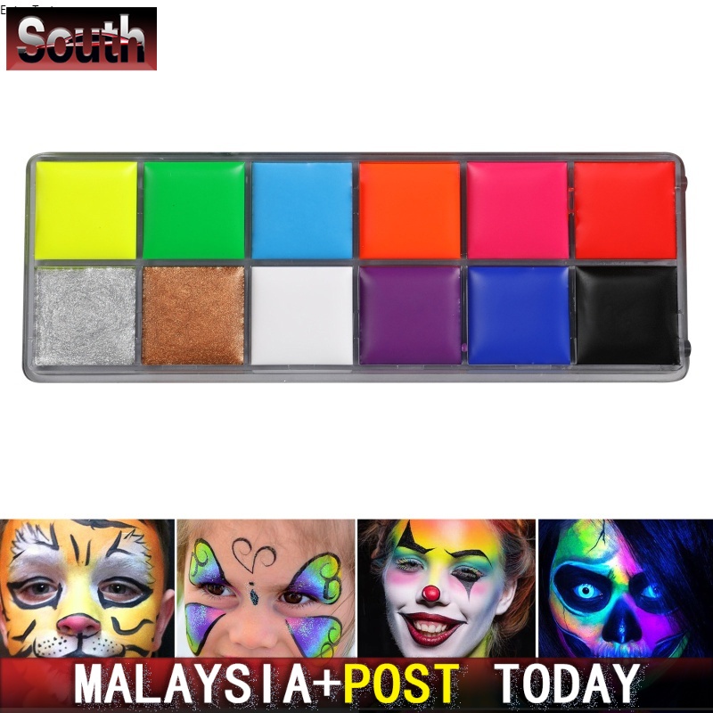 Face Body Paint Makeup Palette Makeup Kit for Party Carnival ...