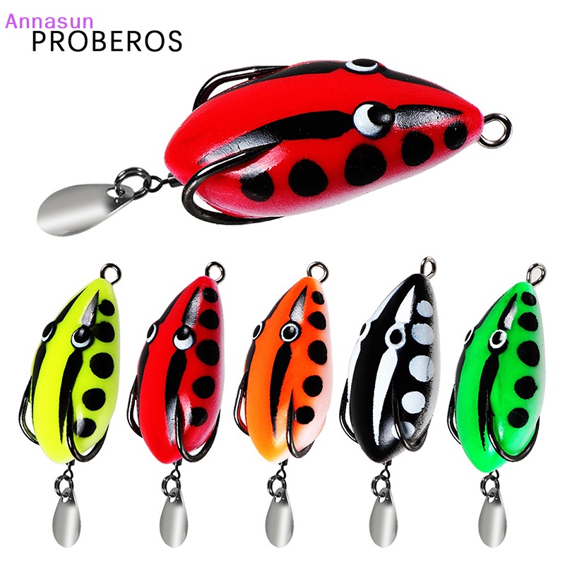 Annasun Umpan Katak 4cm/5.6g Soft Frog Fishing Lure Mini Soft Lure ...