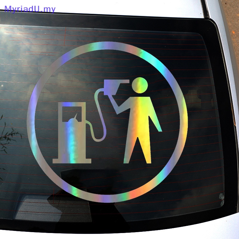 MyriadU Car Stickers High Gas Consumption Decal Fuel Gage Empty