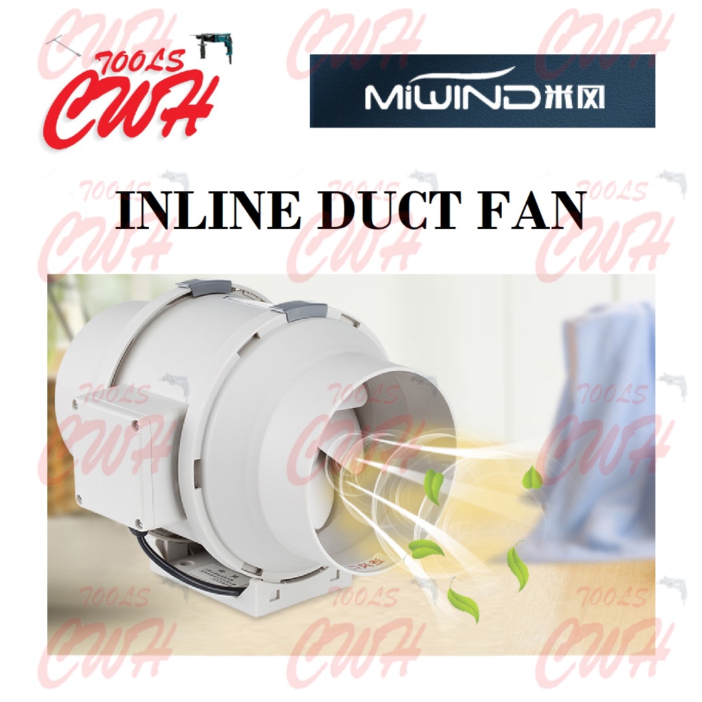 PRC MIFENG 2SPEED CENTRIFUGAL INLINE DUCT AXIAL EXHAUST VENTILATION