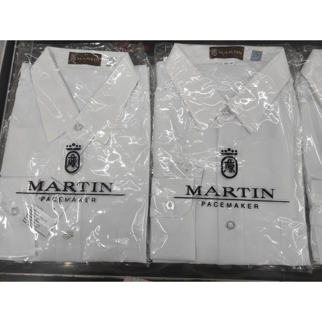 MARTIN PACEMAKER SHIRTS L SLEEVE WHITE Shopee Malaysia