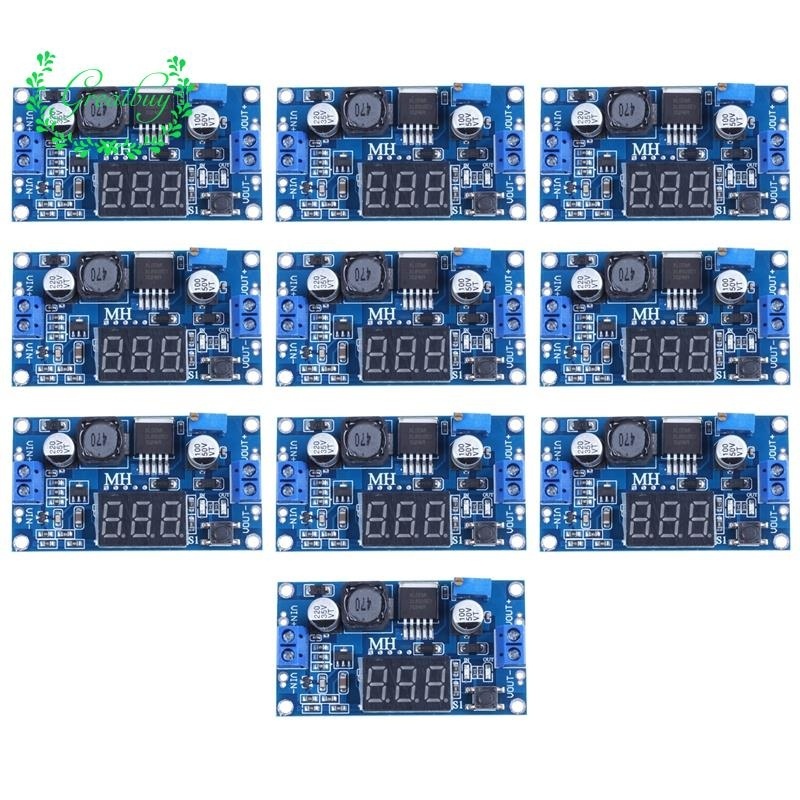 10X DC-DC Step-Up Converter Module 4A Power Supply Voltage Adjustable ...