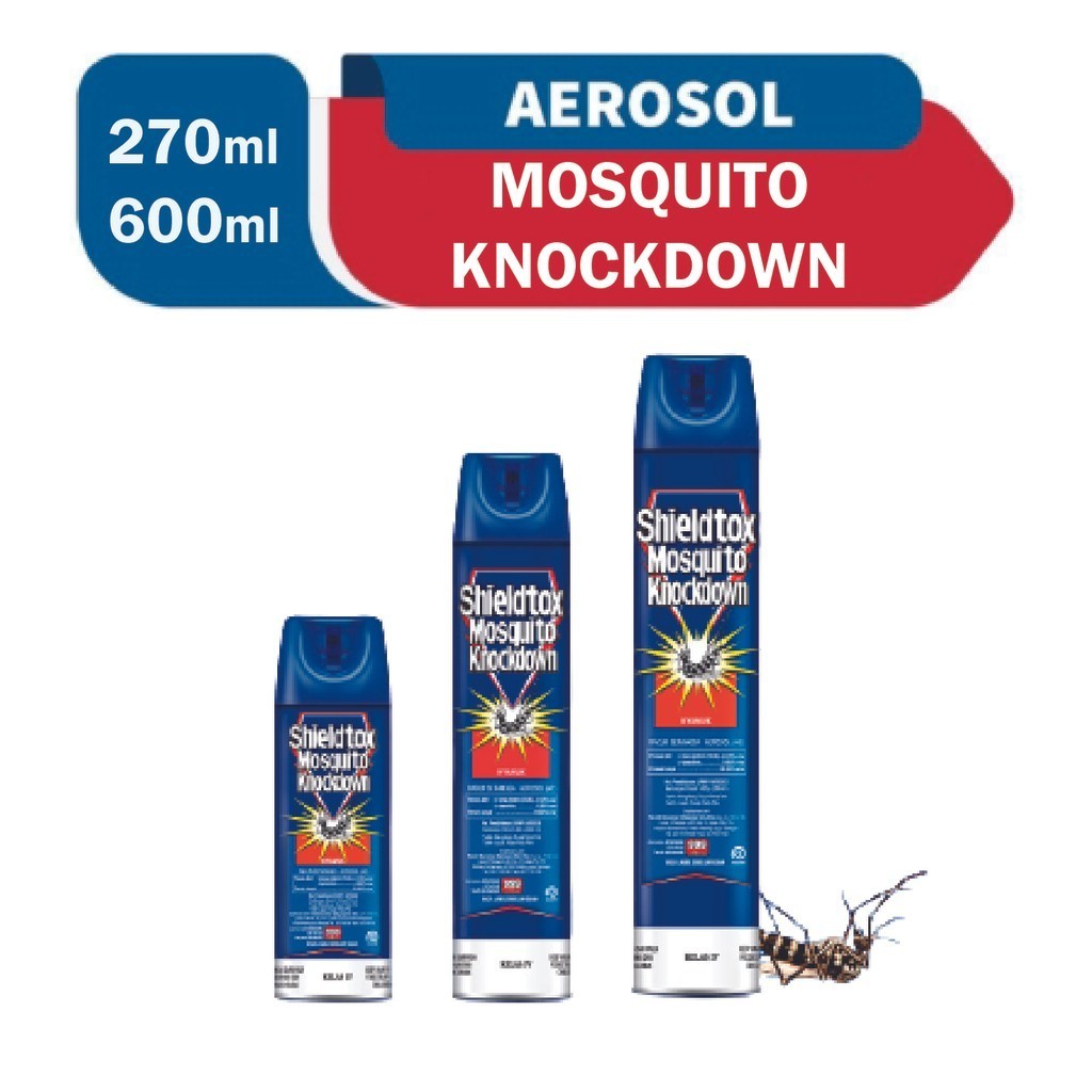SHIELDTOX Mosquito Knockdown Spray 270ML / 600ML Shopee Malaysia