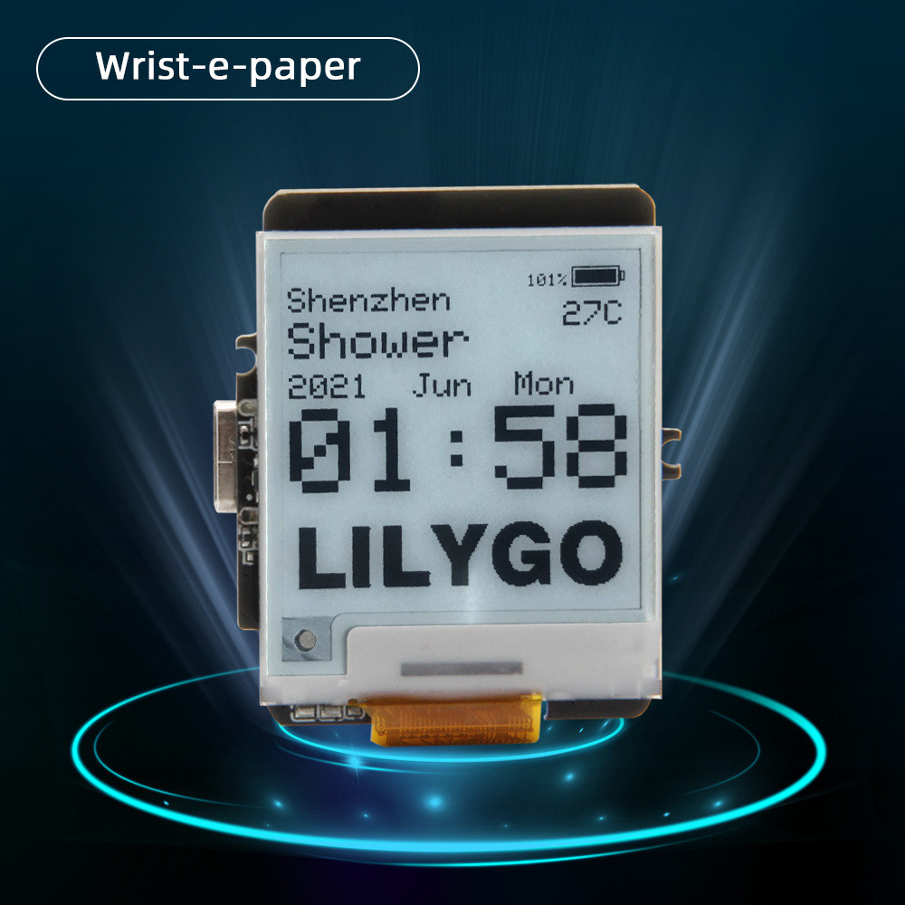 Lilygo® T-wrist E-PAPER 5cm Ink Screen ESP32 Vibrating Development ...