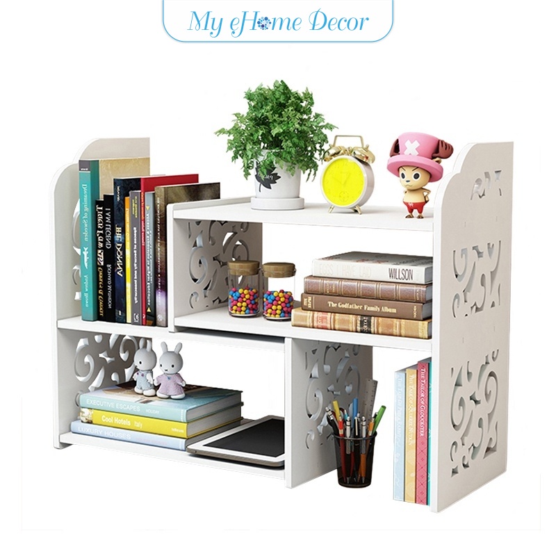 Creative telescopic bookshelves desktop bookcase children simple ...