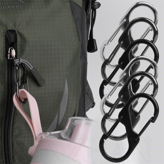 3pcs Hanging Bottle Buckle Clip Carabiner,outdoor Portable Water Bottle  Ring Holder Keychain Belt Webbing Strap For Outdoor Camping Hiking