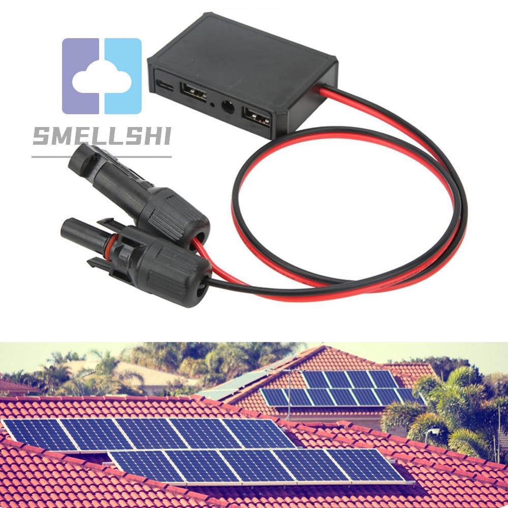 Solar panel power conditioner voltage regulator, plug and play type C