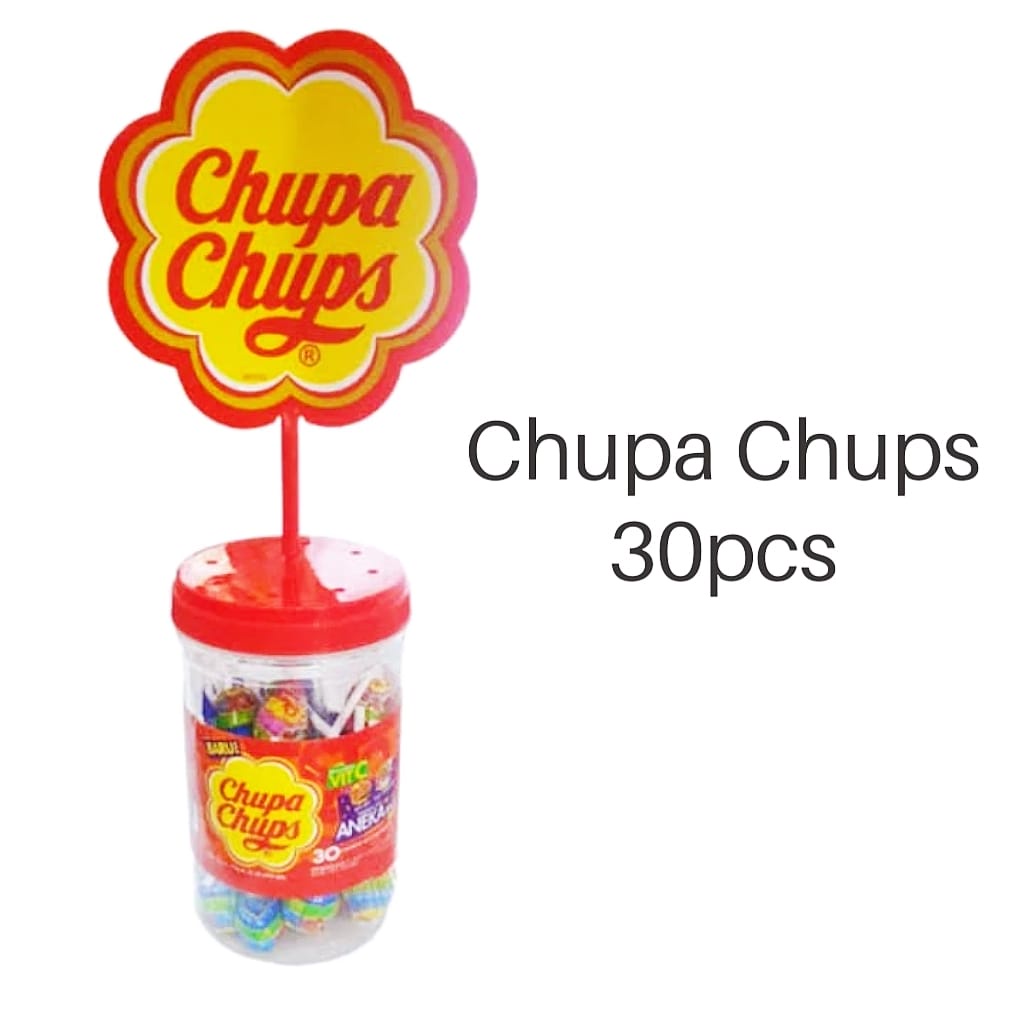 Chupa Chups Lollipop 30pcs X 9g Chupa Chups Jar Aneka Rasa Shopee Malaysia